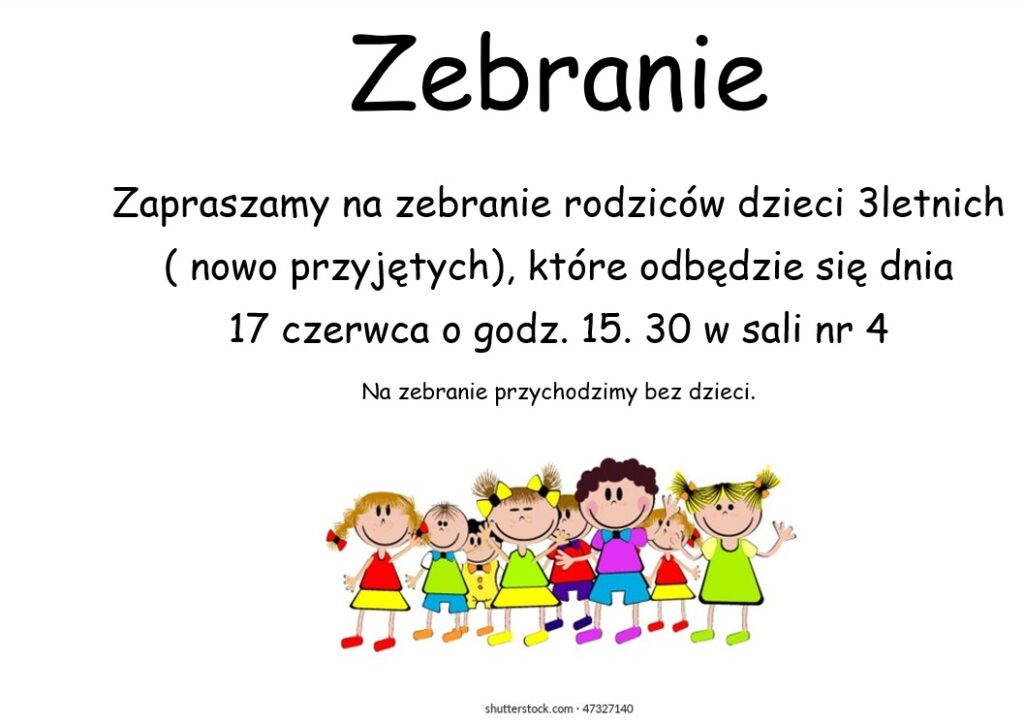 Zebranie maluszki